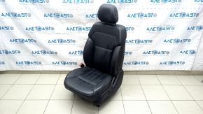 Сидіння водія Mercedes GLS-class X166 13-19 з airbag, електро з пам'яттю, підігрів, шкіра чорна, прим'ята шкіра