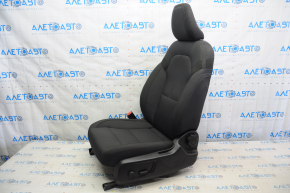 Водительское сидение Polestar 2 21- с airbag, электро+механическое, подогрев, тряпка черная, царапина