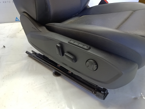Пасажирське сидіння Volkswagen ID.4 21-23 без airbag, електричне, підігрів, пам'ять, шкіра чорна, топляк, не працює електрика