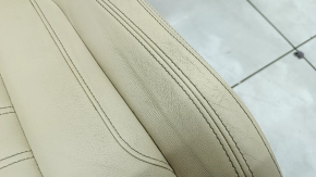 Водійське сидіння BMW X3 G01 18-21 з airbag, електро, підігрів, бежевий шкірзам, потерто, подряпини