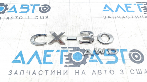 Емблема напис CX-30 AWD двері багажника Mazda CX-30 20-