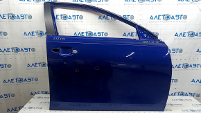 Дверь голая передняя правая Kia Forte 19-24 синий B2R, тычки