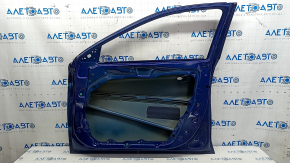 Дверь голая передняя правая Kia Forte 19-24 синий B2R, тычки