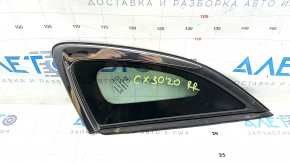 Форточка глухое стекло задняя правая Mazda CX-30 20- с хром молдингом