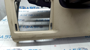 Торпедо передня панель з AIRBAG BMW X3 G01 18-21 чорно-бежеве, без проекції, під чищення