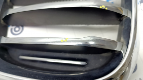 Решетка радиатора grill правая BMW X3 G01 18-21 ноздря, хром обрамление+ хром решетка