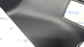 Накладка порога внутрішня ззаду права BMW X3 G01 18-21 чорна, потерта, надламане кріплення