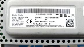 Radio Receiver Tuner FM HD SXM Control Module Unit Tesla Model S 21-