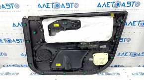 Обшивка двери карточка передняя левая Kia Forte 19-21 черная, серая, вставка, царапины