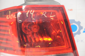Фонарь внешний крыло левый Dodge Journey 11- лампа, царапины, трещины