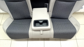 Задний ряд сидений 2 ряд Toyota Rav4 19- тряпка, комбинированный серый, под чистку, царапины