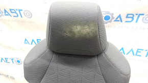 Пасажирське сидіння Toyota Rav4 19- без airbag, механічне, ганчірка, комбінований сірий, під хімчистку, топляк