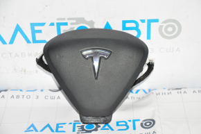 Подушка безопасности airbag в руль водительская Tesla Model X 16-21 под подогрев
