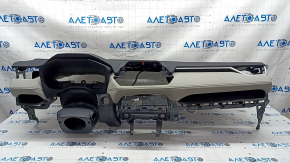 Торпедо передня панель з AIRBAG Toyota Rav4 19-чорно-сіра, під хімчистку