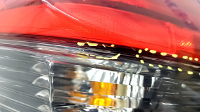 Ліхтар зовнішній крило правий Nissan Rogue 17- тріщина у склі, подряпина