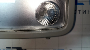 Плафон освітлення передній VW Passat b8 16-19 USA без люка, сірий, подряпини
