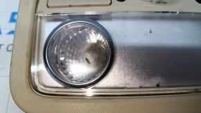 Плафон освітлення передній VW Passat b7 12-15 USA беж, під люк, прожено, сміття під плафоном