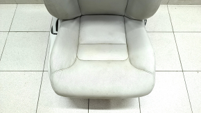 Пассажирское сидение Volvo XC90 16-17 с airbag, электрическое, кожа серая, потерт подголовник, царапины, под чистку