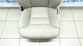 Водительское сидение Volvo XC90 16-17 с airbag, электрическое, кожа серая, трещины на коже, под чистку
