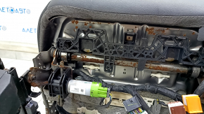 Водійське сидіння Ford Edge 15 - з airbag, електро, підігрів, шкіра чорна, Titanium, іржаве знизу, подряпина, під чищення