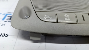 Плафон освещения передний Nissan Murano z52 15-18 серый без люка, царапины, потертости