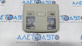 Плафон освещения передний Mazda 3 14-18 BM серый, без люка, царапины