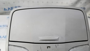 Плафон освітлення передній Hyundai Sonata 15-17 сірий без люка, подряпини, потертості