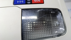Плафон освещения передний Subaru Legacy 15-19 серый без люка, тип-2, царапины