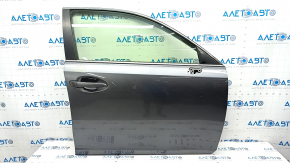Двері в зборі передня права Lexus CT200h 11-17 keyless, графіт 1H9, тичка на молдингу, іржа