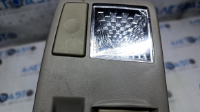 Плафон освещения передний Ford Fiesta 11-19 серый, под люк, царапины