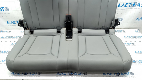 Задний ряд сидений 3 ряд Audi Q7 16- кожа серая, под чистку, царапины