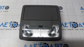 Плафон освещения передний Toyota Camry v55 15-17 usa без люка, серый, царапины