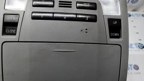 Плафон освещения передний Toyota Highlander 14-19 серый под люк, царапины