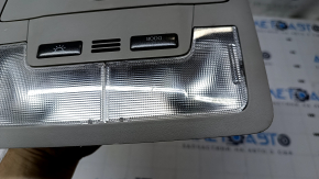 Плафон освещения передний Toyota Avalon 13-18 серый без люка, царапины