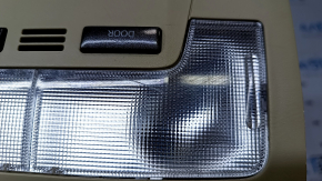 Плафон освещения передний Toyota Avalon 13-18 бежевый,без люка, царапины