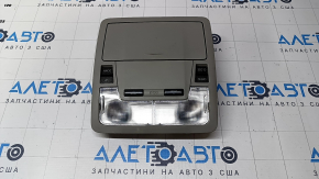 Плафон освещения передний Toyota Avalon 13-18 серый под люк, царапины