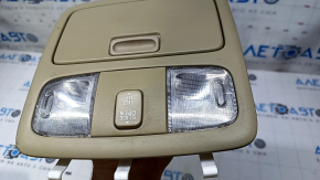 Плафон освещения передний Toyota Solara 2.4 04-08 бежевый, под люк, царапины