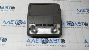 Плафон освещения передний Toyota Highlander 14-19 серый без люка, царапины