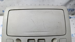Плафон освітлення передній Lexus ES350 07-08 сірий під люк, без кнопок підсвічування, подряпини
