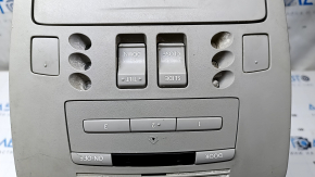 Плафон освещения передний Lexus ES350 07-08 серый под люк, без кнопок подсветки, царапины