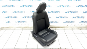Пасажирське сидіння Lexus CT200h 11-17 без airbag, механічне, підігрів, чорна шкіра, під хімчистку