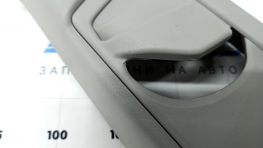 Накладка центральної стійки верхній ремінь права Lexus CT200h 11-17 сіра, затерта