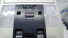 Плафон освещения передний Lexus CT200h 11-17 серый под люк, царапины, надрывы