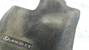 Комплект килимків Lexus CT200h 11-17 чорний ганчірка, під хімчистку