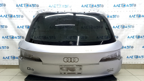 Дверь багажника голая со стеклом Audi Q5 80A 18-20 серебро LZ7G, тонировка