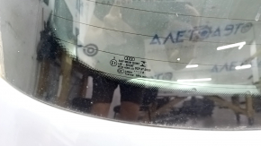 Дверь багажника голая со стеклом Audi Q5 80A 18-20 серебро LZ7G, тонировка