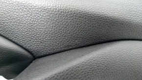 Обшивка двери карточка задняя левая Honda Accord 18-22 черная, подлокотник и вставка кожа, царапины