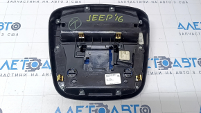 Плафон освещения передний Jeep Grand Cherokee WK2 14-21 черный, под люк, царапины