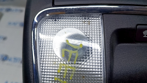 Плафон освітлення передній Jeep Grand Cherokee WK2 14-21 чорний, без люка, тип 2, подряпини