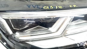 Фара передня права в зборі Audi Q5 80A 18-20 LED, пісок